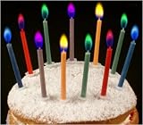 Review Glosticks  / 12 Amazing Coloured Flame Birthday Party Candles