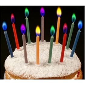 12 Angel Flames Gateau Bougies -12 Angel Flames Candles