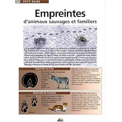 Empreintes d'animaux sauvages et familiers