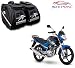 Auto Pearl - Pro Biker SIDE HANGING Water Proof Bike Twin Saddle KTM Type Bags Black For - Yamaha YBR 125 RS.4499.00