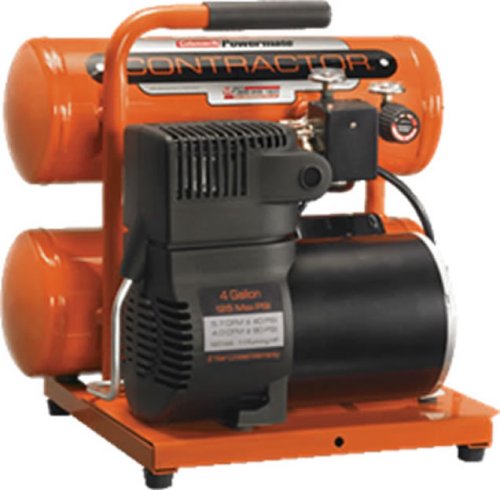 Coleman Powermate Contractor Series Oil Lubricated Air Compressor, 4 Gallon Tank #CS0200412