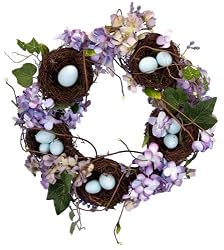 Hydrangea nest wreath
