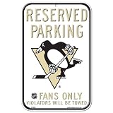 Pittsburgh Penguins Reserved Parking 11x17 Sign