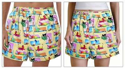 Cute CAT Cats Boxers XL 100% Cotton Boxer Shorts - SEARCH BROAD BAY BOXERS FOR MORE DESIGNS-UNIQUE CHRISTMAS GIFT Ideas for HIM HER Man Men Woman Women Ladies Dad Mom CUTE