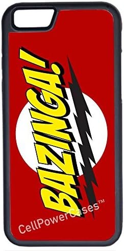 iPhone 6 Case, CellPowerCasesTM Bazinga [Protect Series] - iPhone 6 (4.7) Black Case [iPhone 6 (4.7) Protective V1 Black]
