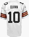 Brady Quinn #10 Browns Adult WHITE Replica Jersey