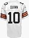 Brady Quinn #10 Browns Adult WHITE Replica Jersey