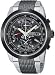 Seiko Men's Alarm Chronograph Silver/Black Watch #SNAB19