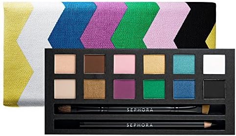 IT PALETTE Color Spectrum Eye Shadow Collection in Striped Wallet-Size Case by Spectrum Color