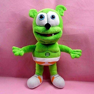 MWV Singing I AM A Gummy Bear Warm-up Musical New Gummibar Stuffed Toy Plush Doll 30cm