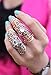 2pcs/lot Women Ring Hollow Flower Rhinestone Full Finger Armor Rings