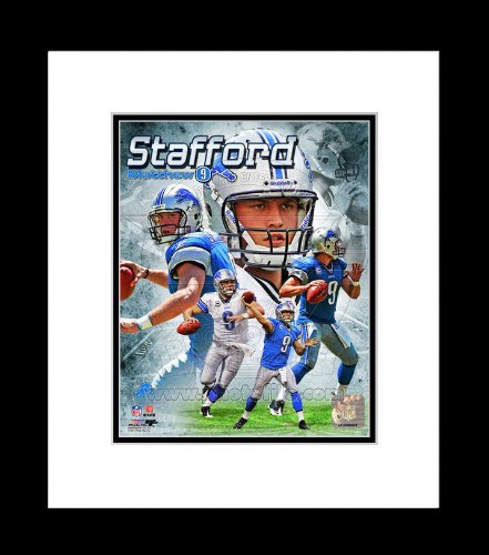 Detroit Lions Matthew Stafford 2011 Portrait Plus Framed Picture 8x10