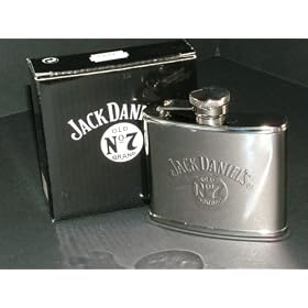 Jack Daniels 4oz Stainless Steel Hip Flask