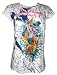 Ed Hardy Strass Damen Shirt -Mermaid-L