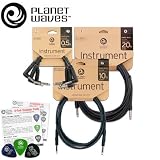 Planet Waves Cable Ready Pack includes: Twenty Foot, Ten Foot Classic, and 3 Six inch Patch - Also includes 3 Pick Sampler - LIFETIME CABLE GUARANTEE