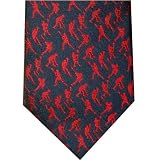 Red Players Lacrosse Tie - 100% Silk