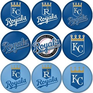 Kansas City Royals MLB Baseball round badges 1.75" Pinback