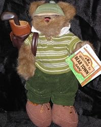 Ganz Bear Town Heritage Collection 11" Golfer Plush Bear