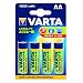 VARTA Longlife Accu Ready2Use Mignon AA 1600 mAh, 4er Pack