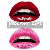 リップタトゥーシール/唇刺青シール/奪いたくなる危険な唇/LAブランド・バイオレントリップス/THE PINK KISS/3枚入