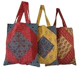 Fair Trade Eco Shopping Bag with Natural Dye