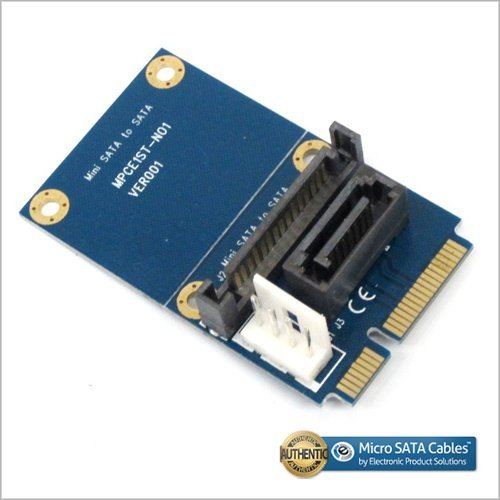 SATA to Mini SATA Adapter with SATA Power