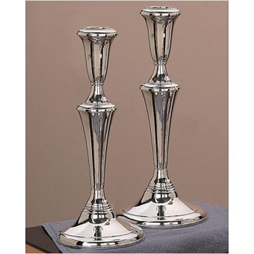9 Sterling Candlesticks - of 2