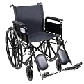 Drive Medical Silver Sport 18'' Wheelchair - Black