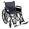 Drive Medical Silver Sport 18'' Wheelchair - Black