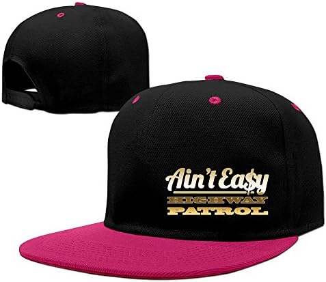 CINROPER Adjustable Highway Patrol Ain't Easy Baseball Hat Cap Pink One Size