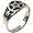 Pentacle & Stars - Sterling Silver Ring - Size 6