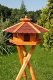 Wunderschoenes Vogelhaus mit Staender, behandelt