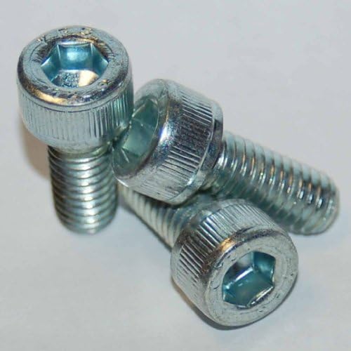 Metric M5 X 6mm Socket Head Cap Screw; Zinc Finish; Pack of 10