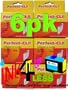 6pk Ink T079 (1) T0791, (1) T0792, (1) T0793, (1) T0794, (1) T0795, (1) T0796. Each cartridge comes with 18.2ml of ink! Fits Epson Stylus Photo 1400 High Yield.