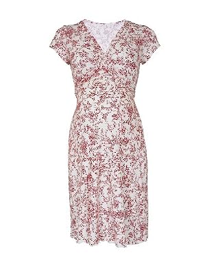 Flower print tie and wrap dress 10
