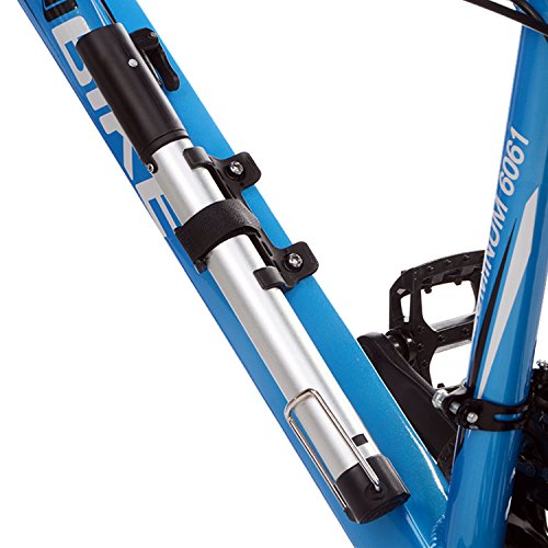 KUTOOK Frame Mount Bicycle Pump, Portable Presta Schrader Mini Bike