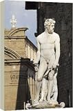 Statue of Neptune - 20 Inch Canvas Print (51 cm) by Robert Harding