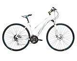 Indigo Women's Verso X3 Hybrid Bike - Silver, 15-Inch