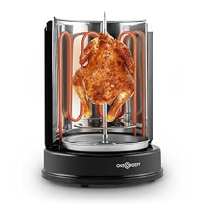 oneConcept Kebab King  Grill vertical rotatif pour d&ouml;ner kebap