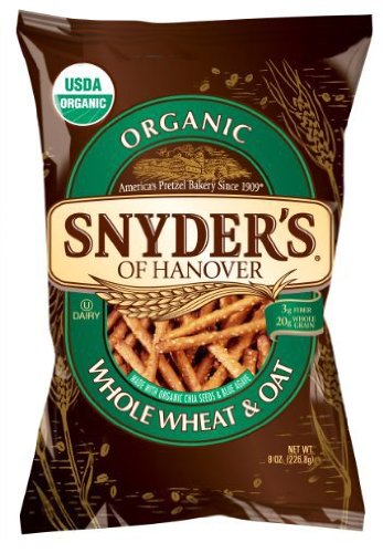 Snyder's Of Hanover Organic Whole Wheat Oat Bran Pretzel 8 oz. (Pack of 12)