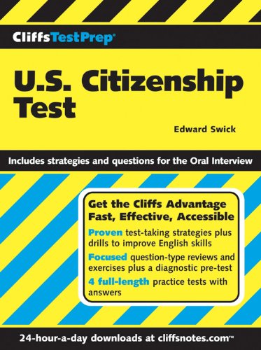 CliffsTestPrep U.S. Citizenship Test, by Edward Swick CliffsTestPrep U.S. Citizenship Test, by Edward Swick