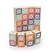 Uncle Goose Classic Lowercase ABC Blocks - Made in USA