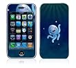 Happy Jellyfish Decorative Skin Cover Decal Sticker for Apple 3G iPhone / iPhone 3GS 3G S