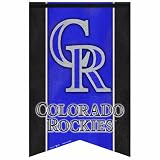 MLB Colorado Rockies Premium Felt Banner 17-by-26 Inch