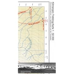 Kilimanjaro-Trekkingkarte 1 : 50.000: GPS-kompatibel