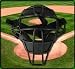 Sports : Baseball Maske Baseballmaske Schwarz Schutz NEU