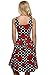 ANGVNS Women's Sleeveless Solid Fit and Flare A Line Party Cocktail Dress