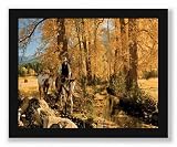Framed Art Print - Eric's Fall Ride by Robert Dawson 16