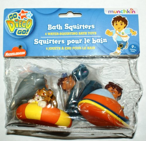 Go Diego Go Bath Squirters bath toys images