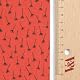 V&A Fabrics - Seed Head (Red)